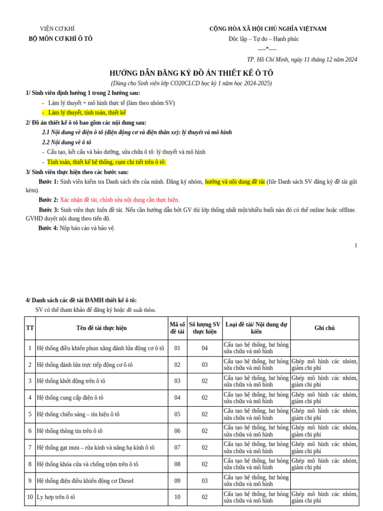 2022.12.18 - Huongdan Dangky Detai Datk Oto | PDF