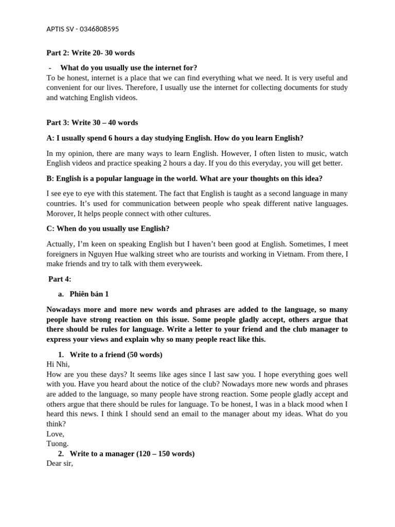Internet Use and English Learning Tips | PDF | English Language ...