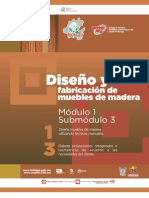 Guía Formativa, DISEÑO Y FABRICACION DE MUEBLES DE MADERA 13, CECyTEH. Gobierno Hidalgo
