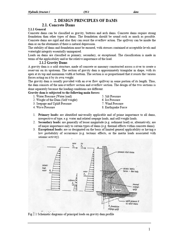 Challenges in Gravity Dam Design | PDF | Dam | Earthquakes