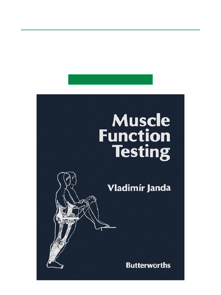 Expert Pick Muscle Function Testing Direct Ebook Download | PDF