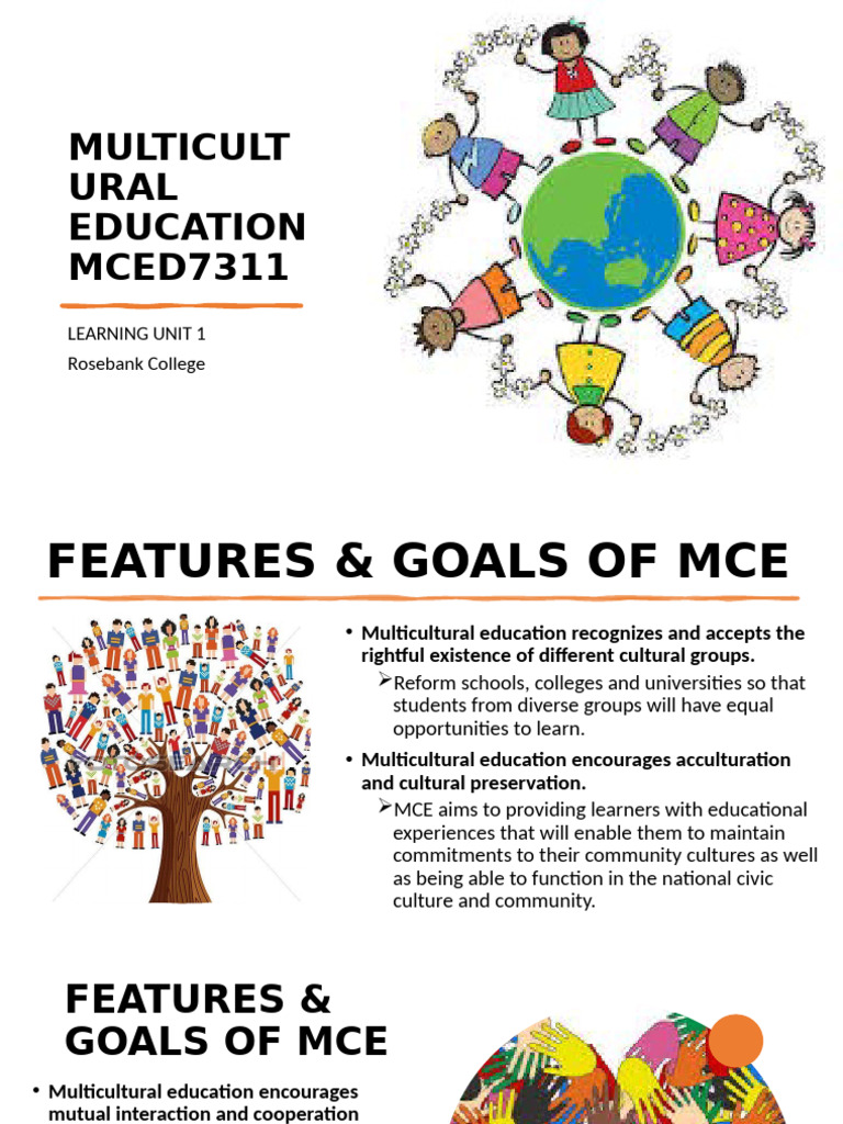 MCED7311 LU1 Part 2 | PDF | Multiculturalism | Learning