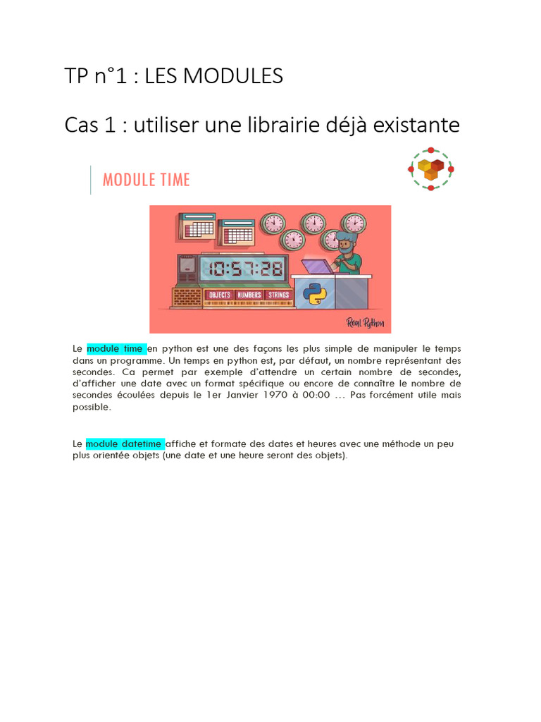 Installation de librairies Python | PDF