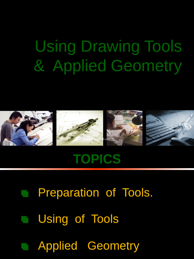 Engineering Drawing Tools1 | PDF | Triangle | Circle