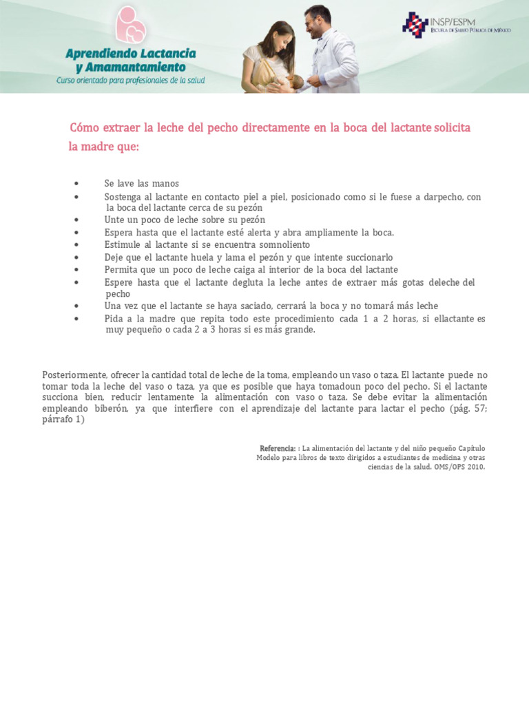 Como Extraer La Leche | PDF