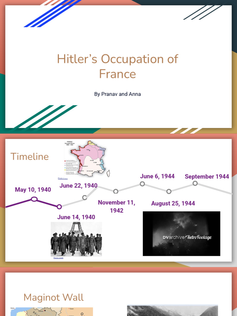 Hitlers Occupation in France | PDF
