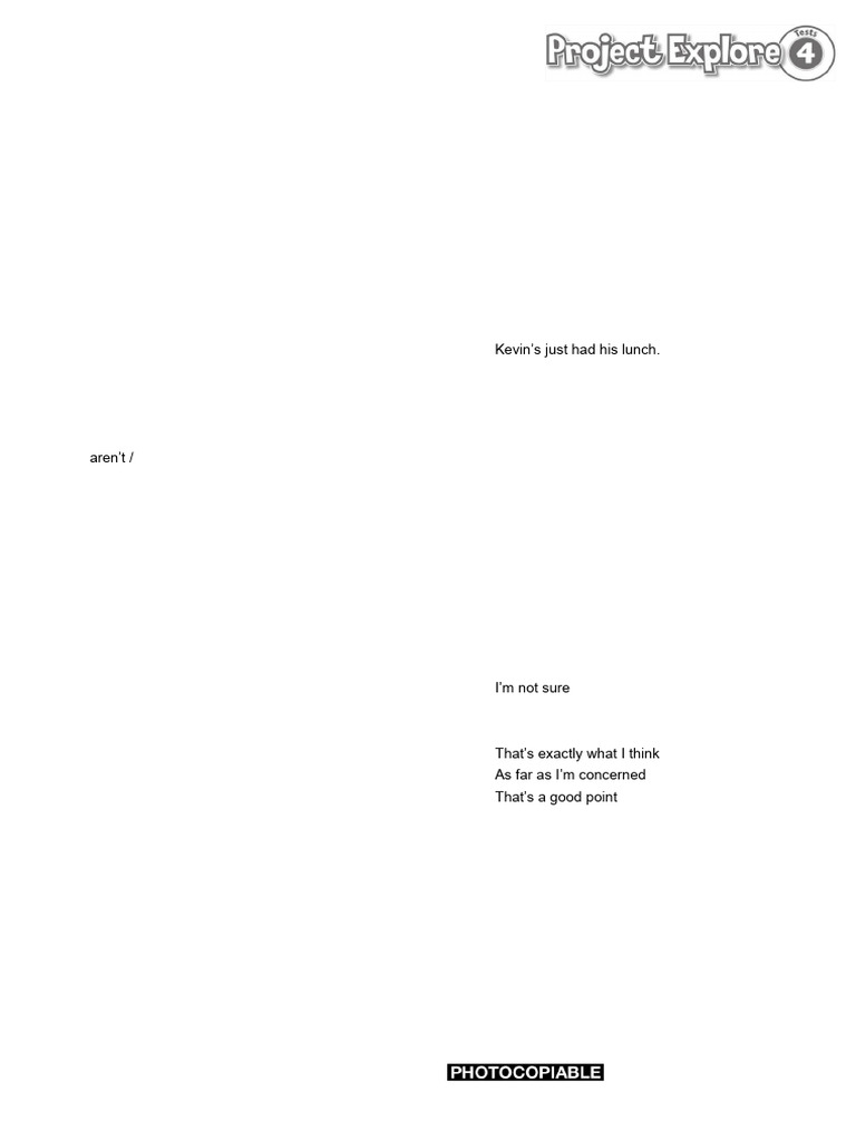 Unit Test 1 Answer Key | PDF