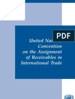 UN Convention On Assignment of Receivables
