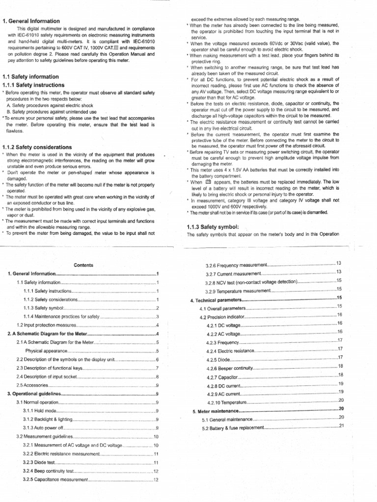 Neotek DMM | PDF