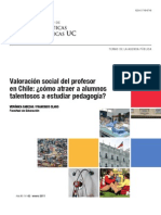 Valoracion Social Del Profesor Cabezas Claro 2011