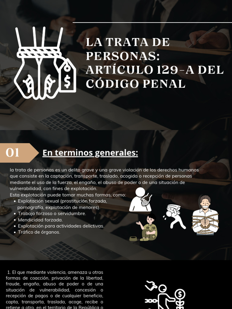 La Trata de Personas Análisis Del Artículo 129-A D - 250502 - 194142 ...