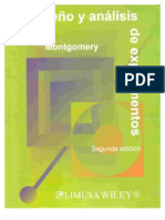 libro analisis y diseño de experimentos montgomery
