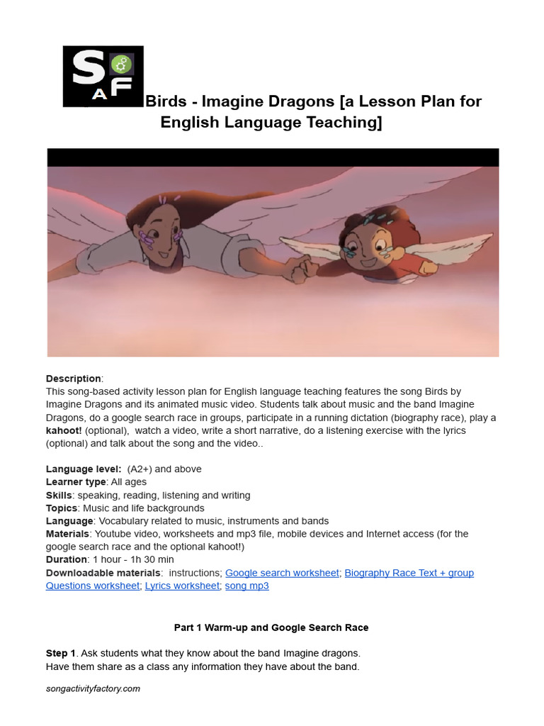 Saf - Birds Instructions - 20 | PDF | Learning
