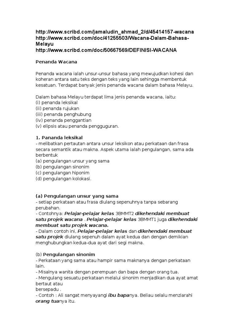 Penanda Wacana Pdf