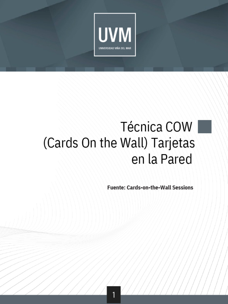 Técnica COW para Planificación de Proyectos | PDF | Planificación