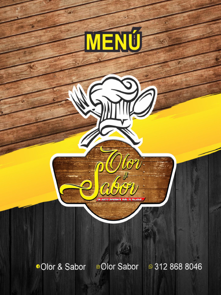 Menú Digital - Olor&Sabor - Dulce Sabor | PDF