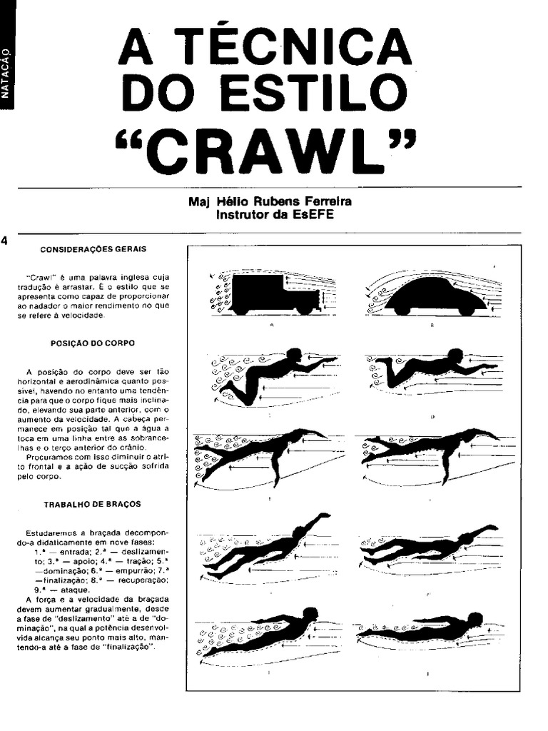 Técnicas de Nado Crawl | PDF