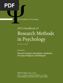 APA Handbook of Research Methods in Psychology Research Designs, Quantitative, Qualitative, Neuropsychological, And Biological (Harris M. Cooper)