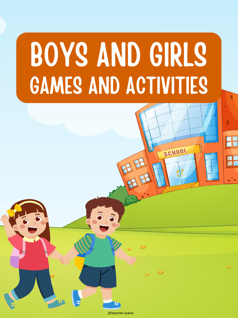Boys+and+Girls+Games+and+Activities+ +Materiais+Teacher+Luana PDF | PDF
