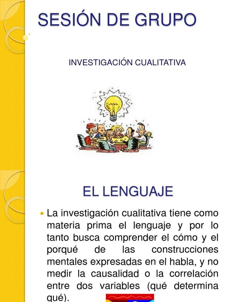 Dinámicas de Grupos Focales en Investigación | PDF | Grupo de enfoque ...