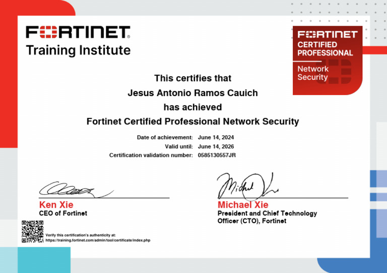 Fortinet Certified Professional Network Security | PDF
