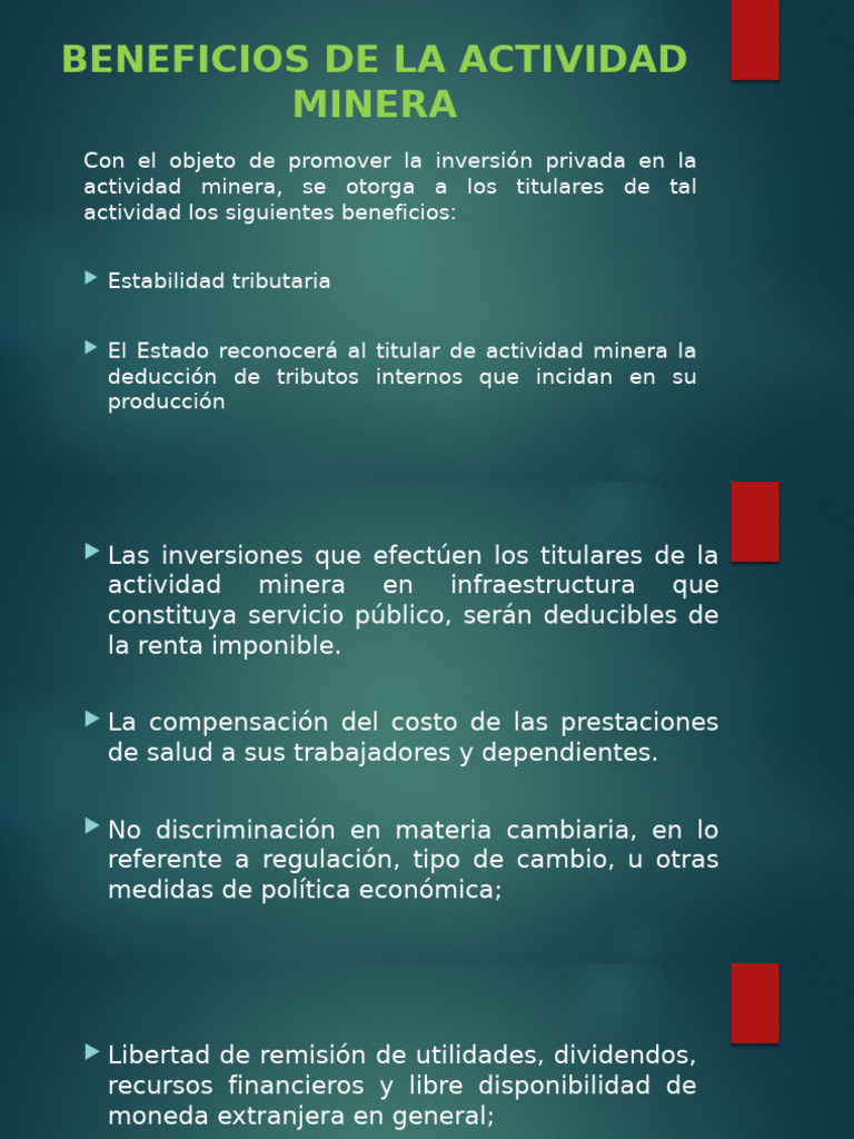 Beneficios y Clasificación de la Minería | PDF | Minería | Economias