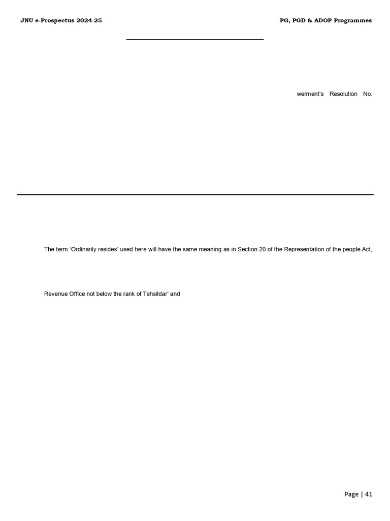 JNU OBC-NCL Certificate Guidelines | PDF | Magistrate | Government Of India