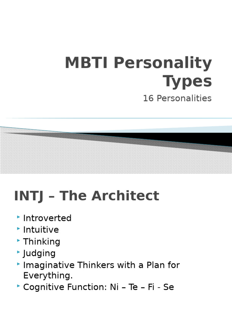MBTI Personality Types Overview | PDF