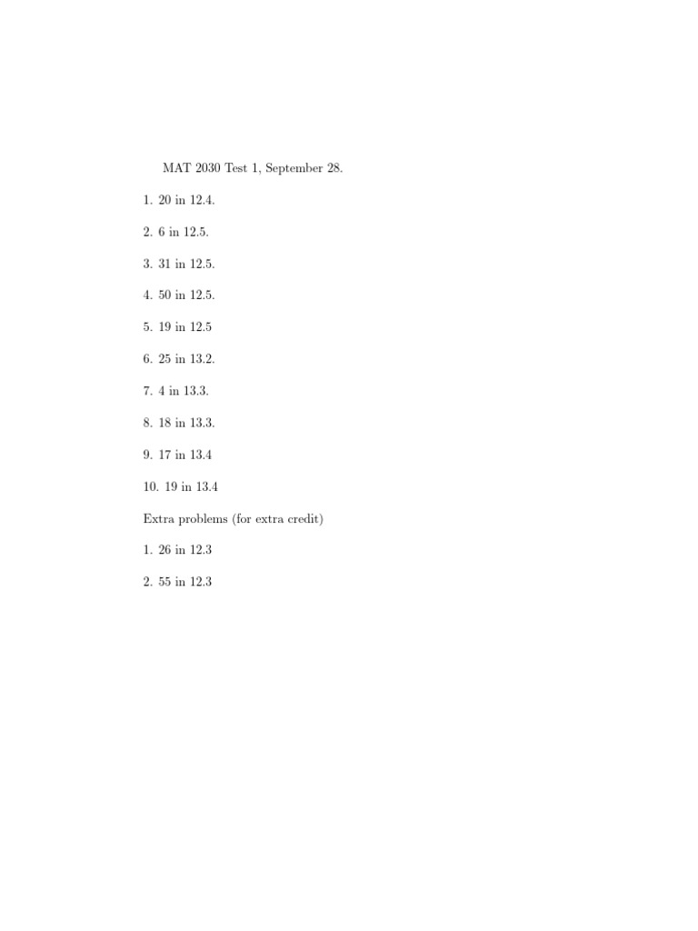 T 1 Sample | PDF