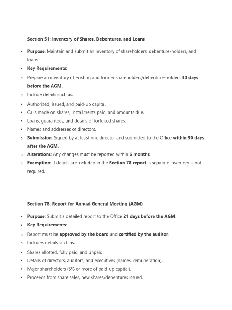Difference Between Sec 51 and 78 | PDF | Corporations | Business