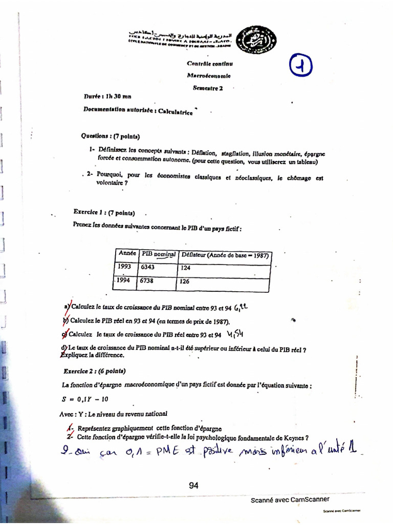 Corection Les CF Macro ? by Ayb | PDF