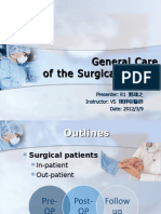 General Care of The Surgical Patient