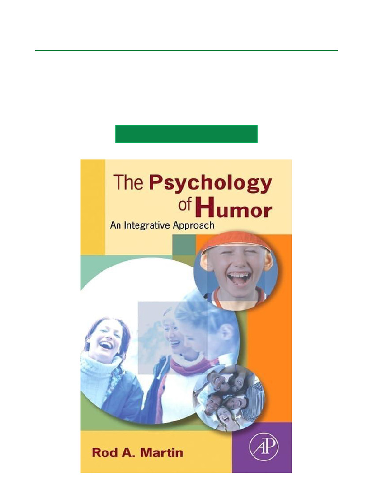 The Psychology of Humor Explained | PDF