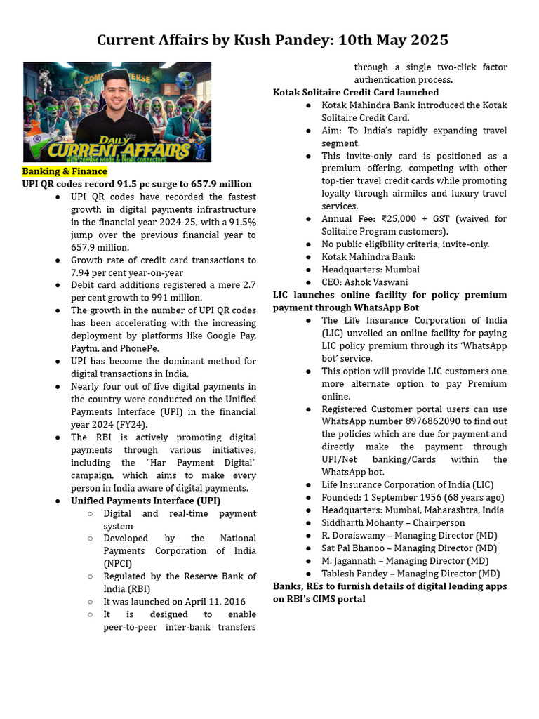 New 10th May 2025 Printable PDF | PDF