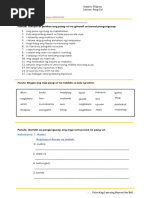Panlapi Worksheets | PDF