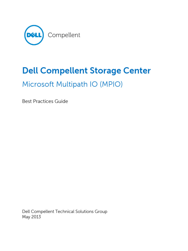 Microsoft MPIO Best Practices | PDF | Computer Networking | Computer ...