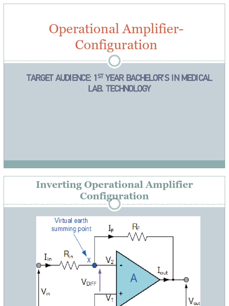 L29 Operational Amplifier Configuration | PDF | Amplifier | Operational ...
