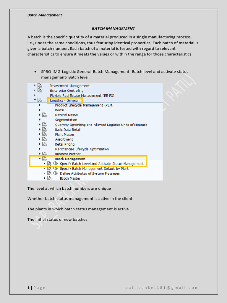 Effective Batch Management Guide | PDF | Computing | Computer Programming