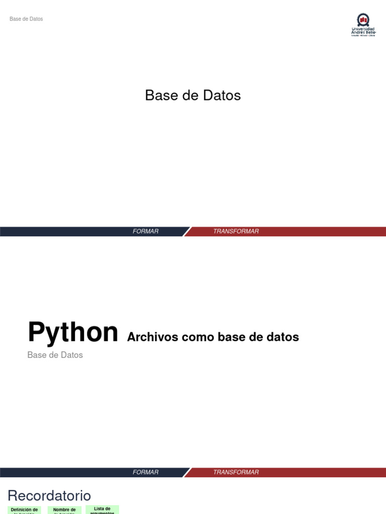 Manipulación de Archivos en Python | PDF | Python (lenguaje de ...