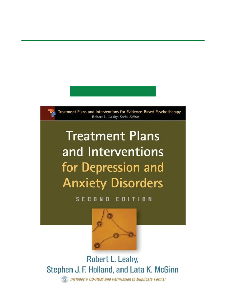 Look Into Treatment Plans and Interventions For Depression and Anxiety ...