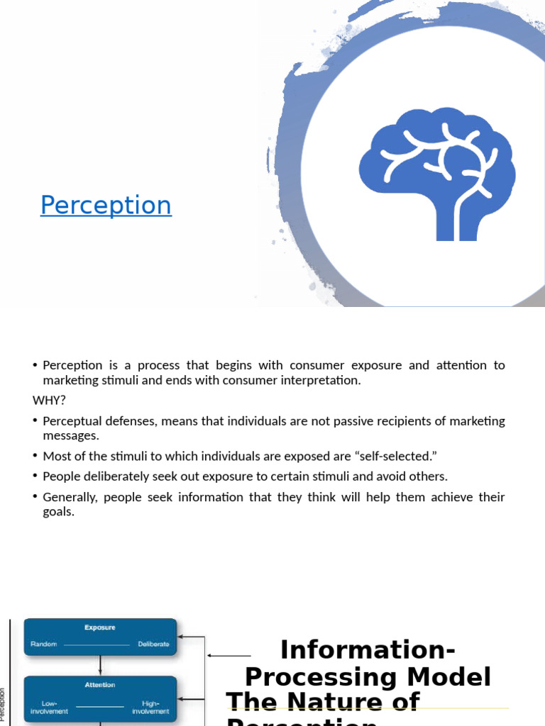 Session IV Perception | PDF | Brand | Attention