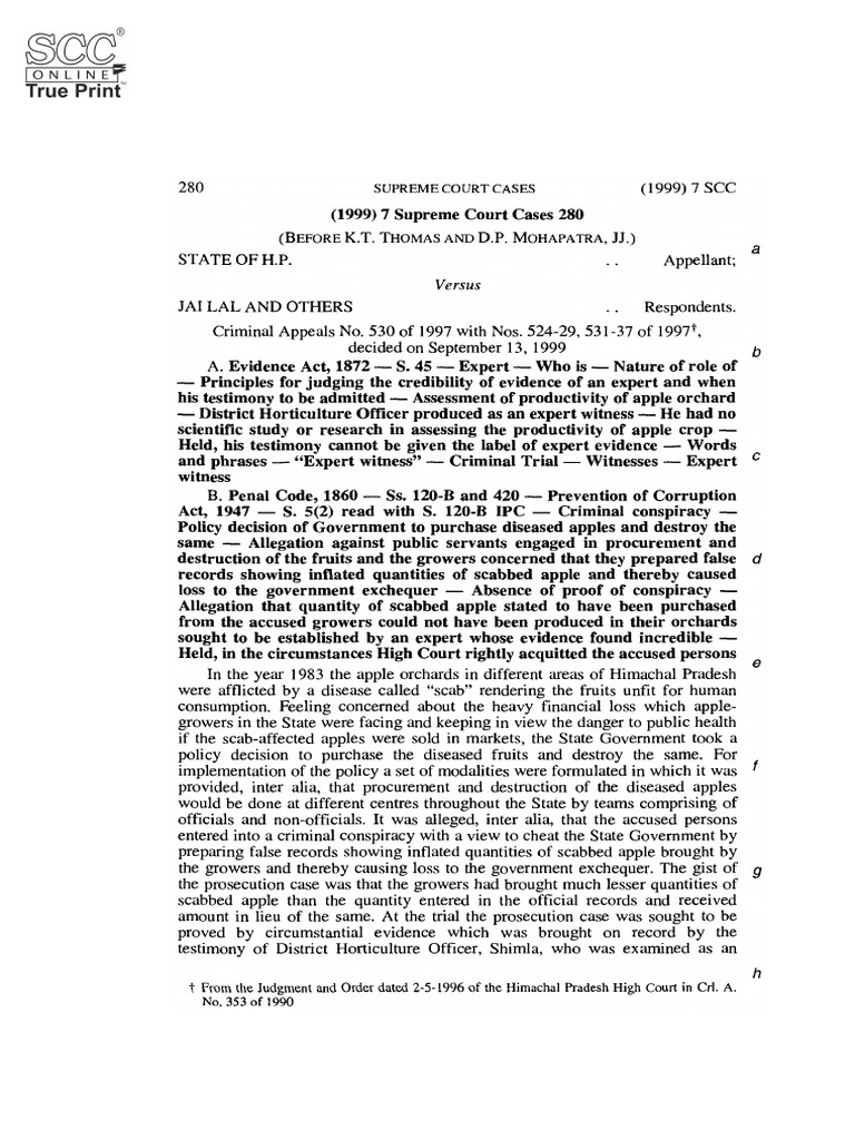 Modak Judgment Analysis: SCC 1, 2008 | PDF | Supreme Court Of The ...
