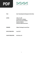 Download Home Telemonitoring for the Management of Heart Failure by California Technology Assessment Forum SN86429651 doc pdf