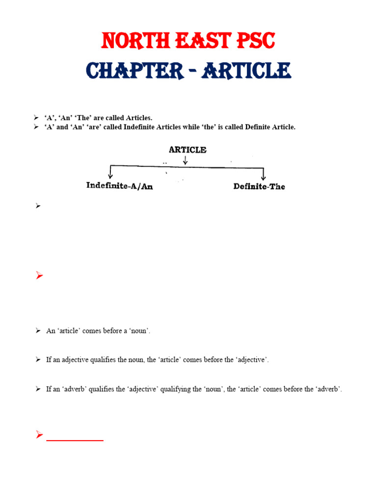 Articles and Their Usage Explained | PDF | Grammatical Number | Noun