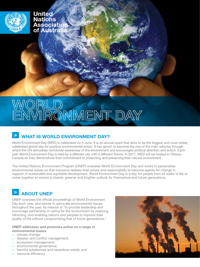 World Environment Day Fact Sheet | PDF | Green Economy | Sustainability