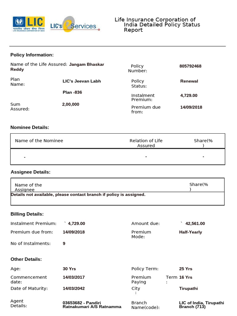 PolicyStatus 805792468 | PDF | Risk | Financial Services