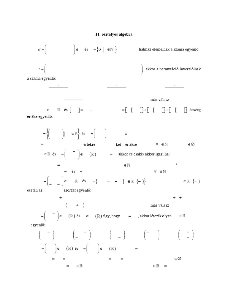 5 Teszt | PDF