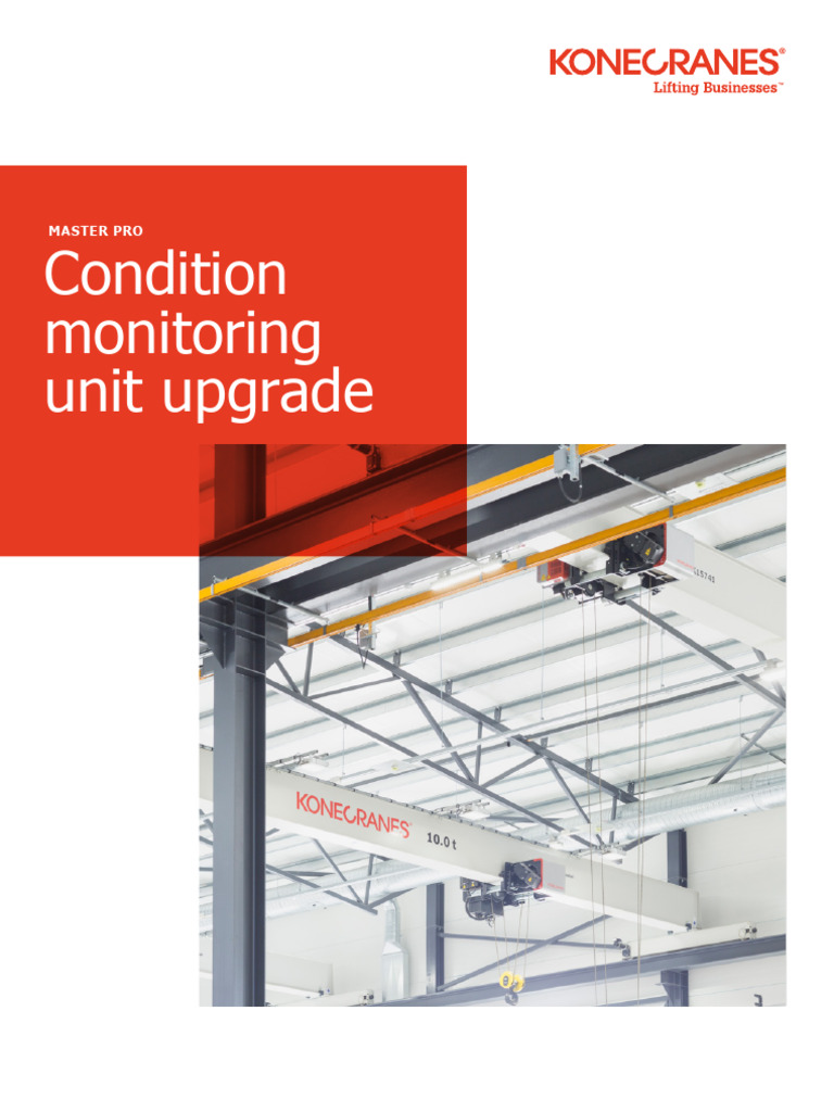 Master Pro Condition Monitoring Upgrade | PDF