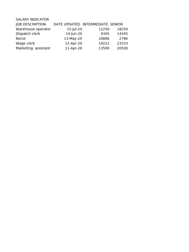 South Africa Salary Indicator Report | PDF