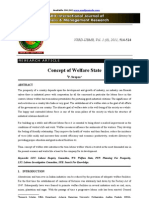Concept of Welfare State: VSRD-IJBMR, Vol. 1 (8), 2011, 514-524